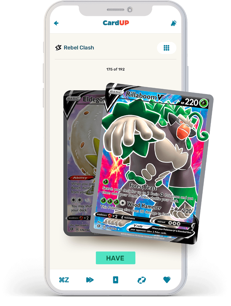CardUp app preview (light mode)